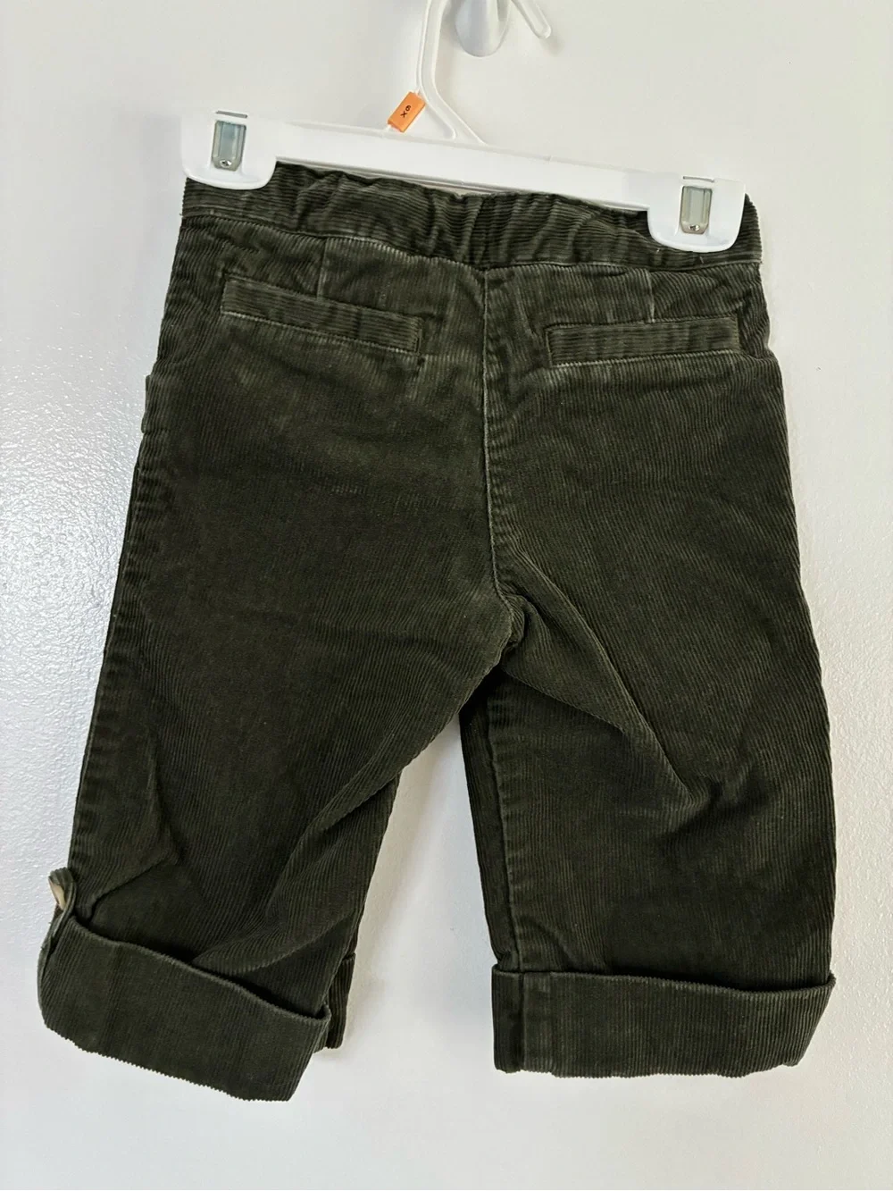 Gymboree Olive Green Corduroy Shorts with Button Details